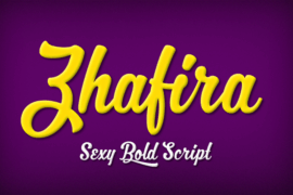 MJ Zhafira Demo Font