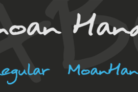 moan Hand Font Family