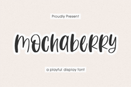 Mochaberry Demo Font
