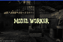 Model Worker Font