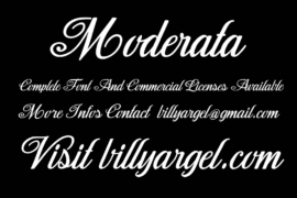 Moderata Personal Use Font