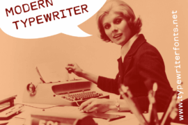 MODERN TYPEWRITER Font