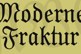 Moderne Fraktur Font