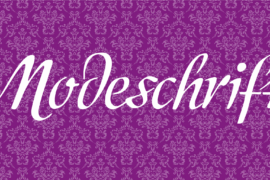 Modeschrift Font