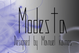 Modesta Font