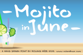 Mojito in June Font