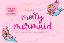 molly mermaid Font