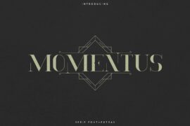 Momentus Font