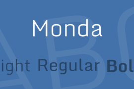 Monda Font Family
