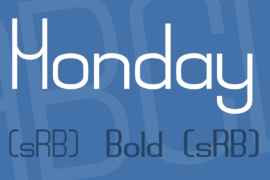 Monday Font Family