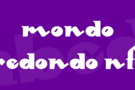 Mondo Redondo NF Font