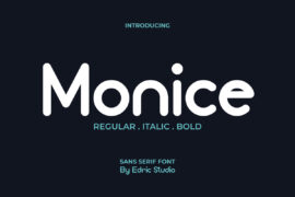 Monice Demo Font Family