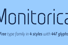 Monitorica Font Family