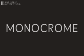 Monocrome Font
