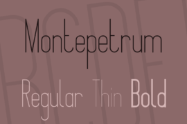Montepetrum Font Family