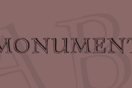 Monument Font
