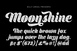 Moonshine Personal Use Font