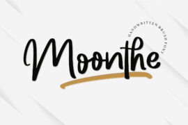 Moonthe – Personal Use Font