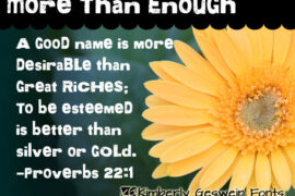 More than Enough Font