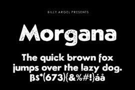 Morgana Personal Use Font