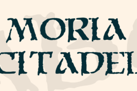 Moria Citadel Font
