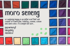 Moro Seneng Font