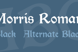 Morris Roman Font Family