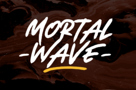 Mortal Wave Font