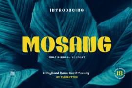 MOSANG Font Family