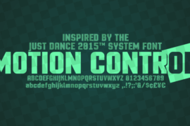 Motion Control Font Family