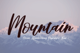 Mountain Font