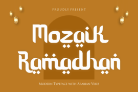 mozaik ramadhan Font
