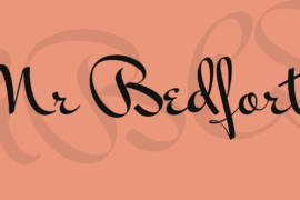 Mr Bedfort Font