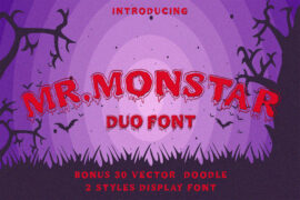 MR.MONSTAR Font