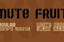 Mute Fruit Font Family
