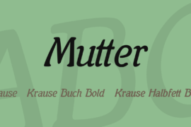 Mutter Font Family