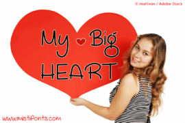 My Big Heart Demo Font