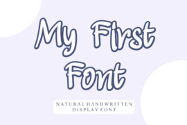 My First Font Font