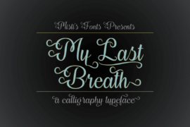 My Last Breath Font