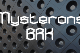 Mysterons BRK Font