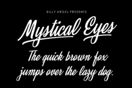 Mystical Eyes Personal Use Font