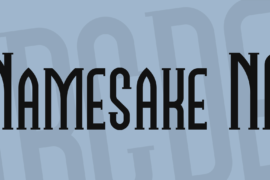 Namesake NF Font