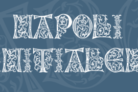 Napoli Initialen Font