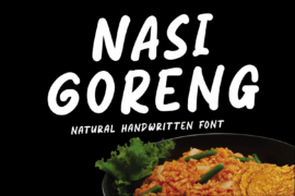 Nasi Goreng Font