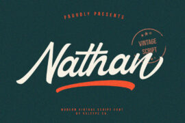 Nathan Script Font