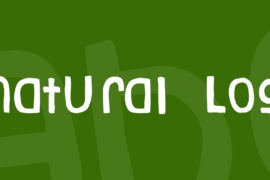 Natural Log Font