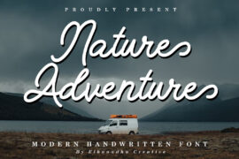 NATURE ADVENTURE DEMO Font