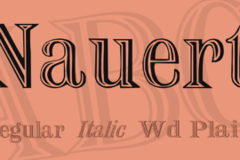Nauert Font Family