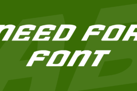 Need for Font Font