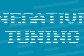 Negative Tuning Font